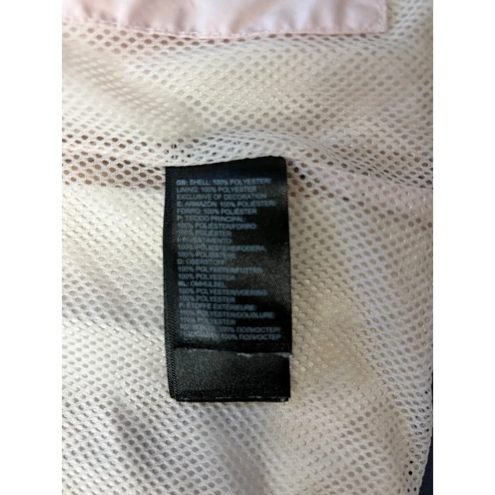The North Face Girls DryVent Rain Jacket Gray Pink Size M 10/12 Waterproof